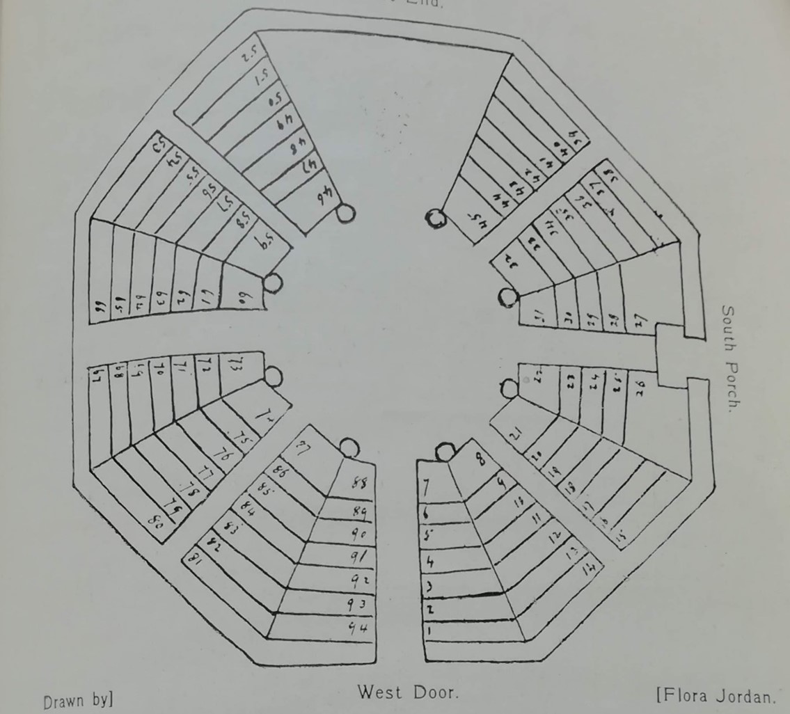 Original Ground Floor Seating Plan